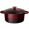 ProChef 26 cm Enameled Cast Iron Casserole Dish with Lid Round Slow Cooking Pot