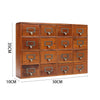 Vintage Wooden Small Cabinet Storage Box Desktop Organizer Unit Display Shelving