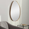 Wall Mounted Framed Mirror Vanity Makeup Bedroom Glass Dressing Mirror Shaped