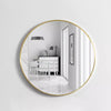 40/50/60/80cm Bathroom Mirror Round Frame Home Glass Wall Mounted Vanity Circle