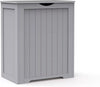 Laundry Hamper Bin Clothes Storage Linen Cabinet Chest Wooden Shaker Unit Home