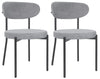 2 Velvet Dining Chairs Velvet Seat Chairs Plush velvet seat and backrest