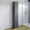 Bathroom Cabinet Cupboard Tall Free Standing Tallboy Storage Furniture 1900mm
