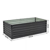 Metal XLarge Frame Yard Raised Garden Flower Bed Planter Vegetable Herb Grow Box