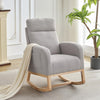 Nursing Rocking Chair Nursery Glider Rocker Armchair for Living Room