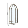 Vintage Shabby Chic Window Style Mirror Metal/Wood Frame Wall Hanging Mirrors UK