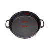 Cast Iron Cookware Frying Pan Grill Baking Pot Skillet Pizza Pan Deep 23-35cm