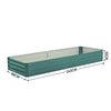 Garden Raised Planter Grow Bed Rectangle Steel Trough for Vegetable Plant Flower