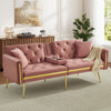 MODERN VELVET SOFA BED 2 SEATER CLICK CLACK SOFA SETTEE COUCH FOR LIVING ROOM