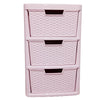 Large Rattan Drawer Storage Unit 2/3/4 Drawers Units Bedroom Office Desktop Draw