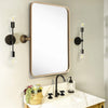 Wall Mounted Framed Mirror Vanity Makeup Bedroom Glass Dressing Mirror Shaped