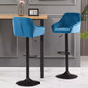 2x Bar Stools Breakfast Comfortable Swivel Gas Lift Kitchen Stool Leather Chairs