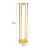 Electroplated Gold Metal Frame Flower Stand Wedding Centerpiece Stage Prop Deco