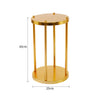 Electroplated Gold Metal Frame Flower Stand Wedding Centerpiece Stage Prop Deco