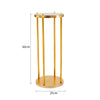 Electroplated Gold Metal Frame Flower Stand Wedding Centerpiece Stage Prop Deco