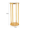Electroplated Gold Metal Frame Flower Stand Wedding Centerpiece Stage Prop Deco