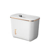 Kitchen Rubbish Bin Waste Recycling Baskets Handy Dustbin Lidded Bathroom Slim