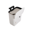 Kitchen Rubbish Bin Waste Recycling Baskets Handy Dustbin Lidded Bathroom Slim