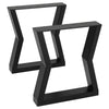 Steel Table Legs Trapezium Frame X Frame Dining Coffee Bench Desk Feet Stand DIY