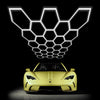 28HEX Hexagon LED Lighting Detailing Garage Workshop Retail Car Showroom Custom