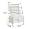 Children Kids Book Shelf Sling Storage Rack Toys Organizer Bookcase Bookshelf UK