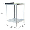Stainless Steel Work Bench Commercial Catering Table Food Prep Backsplash 2-6ft