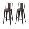 Vintage High Bar Table & 2/4 Stools Kitchen Breakfast Dining Room Furniture Set