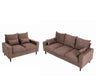Panana Linen Fabric Sofa 1, 2 or 3 Seater Modern Couch Suite Set ottoman