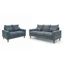 Upholstered Fabric Sofa Suite Set,2 & 3 Seater Couch Settee,Storage Side Pockets