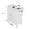 Bathroom Bedroom Cabinet Shelf Cupboard Storage Unit Free Standing Floor Wall
