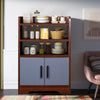 Modern Storage Cabinet Buffet Sideboard Kitchen Cupboard w/Doors &Open Shelf