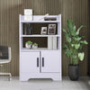 Modern Storage Cabinet Buffet Sideboard Kitchen Cupboard w/Doors &Open Shelf