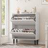Shoe Storage Cabinet with 3/2 Flip Drawers for Hallway w/ Adjustable Shelves