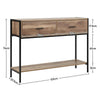 Oak Grey Wooden Coffee Table TV Unit Stand Bedside Table Hallway Console Table