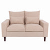 Modern L-Shaped Corner Sofa 2 3 Seater Armchair Couch With Footstool