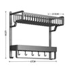 Bathroom Rack Wall Mount Storage Shelf Shower Caddy Organiser Towel Rail Holder
