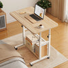 Height Adjustable Mobile Laptop Table Over Sofa Bed Computer Desk Lap Tray Stand