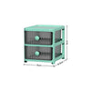 Plastic Storage Drawers Tower Unit Desktop Files Cabinet Make Up Box With Wheels