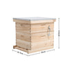 Langstroth/UK Beehive Box Wooden Bee Hive Frames Beekeeping Honey Brood Box Kit