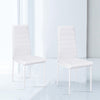 KITCHEN 2-4 SEATS DINING ROOM CHROME GLASS ROUND DINNER TABLE AND 2 CHAIRS SET