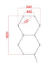 1-14 Hexagon Hex LED Lighting Car Detail Home Garage Workshop Retail Mancave