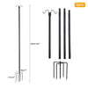 Indoor Outdoor Hanging Lighting Decoration String Light / Festoon Pole