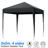 Heavy Duty Pop Up Gazebo 2x2m UV Garden Party Camping Canopy Tent with 4 Sides