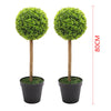 Realistic Potted Topiary Tree In/Outdoor Garden Artificial Plant Bush Foliage UK