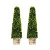 Realistic Potted Topiary Tree In/Outdoor Garden Artificial Plant Bush Foliage UK