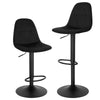 1/2/4/6x Bar Stool Kitchen Breakfast Pub Stool w/ Backrest Gas Lift Swivel Chair