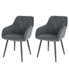1/2/4/6x Velvet Padded Dining Chair Upholstered Seat Armchairs Home Restaurant