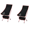 1/2x Folding Camping Chair Lightweight Portable Outdoor Fishing Chair with Bag