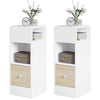 Bedside Table with Drawer Storage Nightstand Cabinet Tea Sofa End Table Bedroom