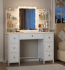 Dressing Table With Led Mirror Drawers Set Makeup Desk Vanity Table Lights